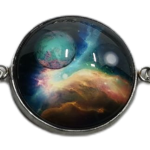 Náramek kovový galaxie 1