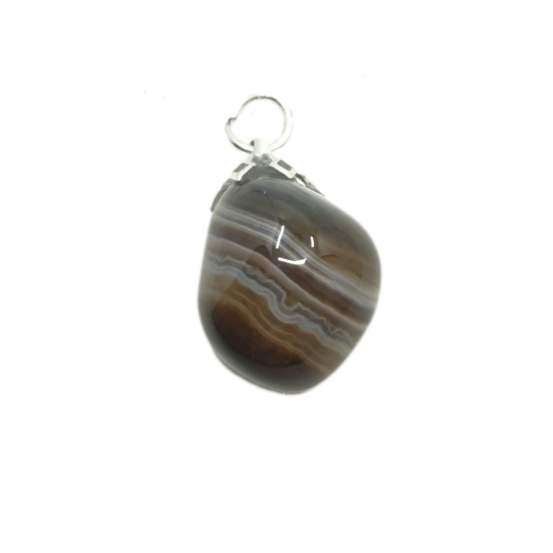 Přívěsek minerál achát 4