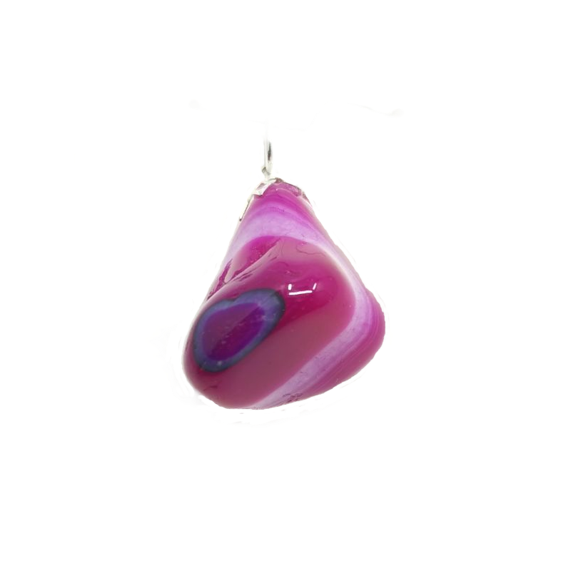 Přívěsek minerál achát růžový