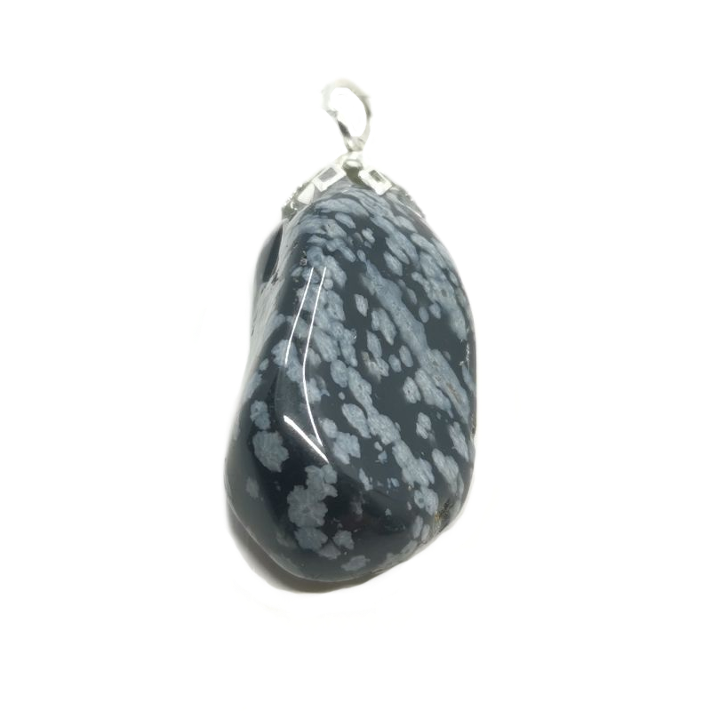 Přívěsek minerál obsidián vločkový 2
