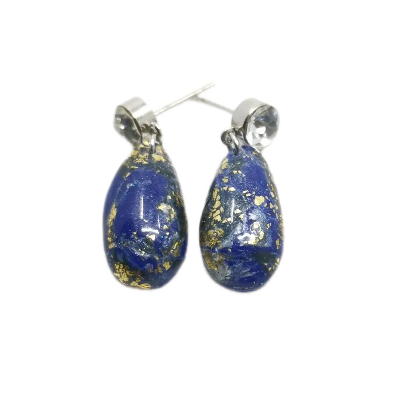 Náušnice inspirace lapis 06