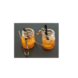 Náušnice limonáda oranžová