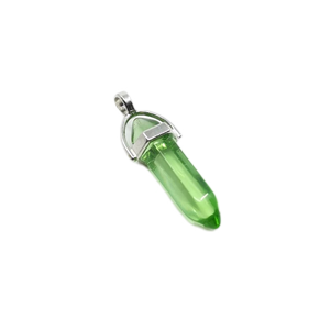 Přívěsek krystal skleněný zelený