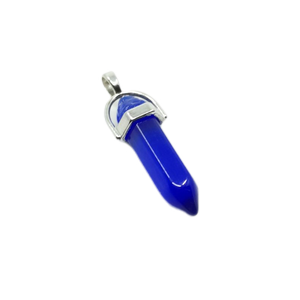 Přívěsek minerální achát modrý