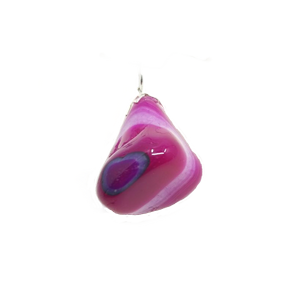 Přívěsek minerál achát růžový