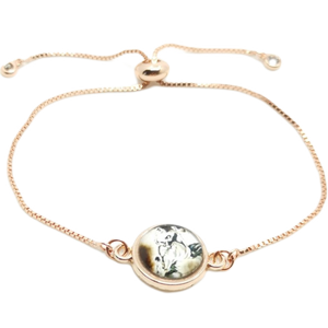 Náramek kovový kůň 17