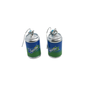 Náušnice plechovka sprite